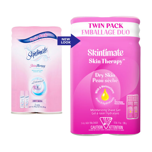 Skintimate Skin Therapy Dry Skin Shave Gel - Twin Pack