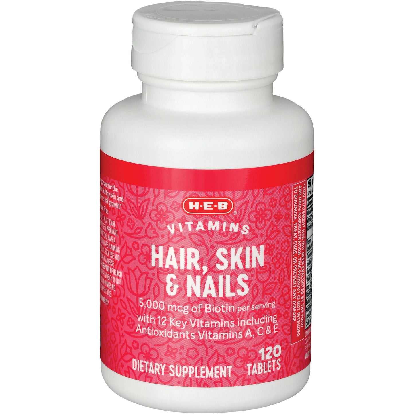 H-E-B Vitamins Hair Skin & Nails Tablets
