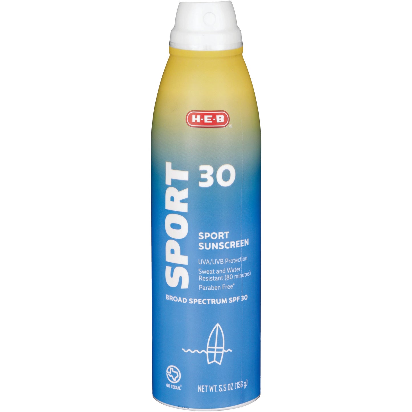 H-E-B Sport Broad Spectrum Sunscreen Spray – SPF 30