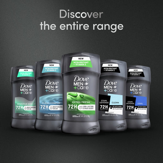 Dove Men+Care Antiperspirant Solid Deodorant - Extra Fresh, 2pk