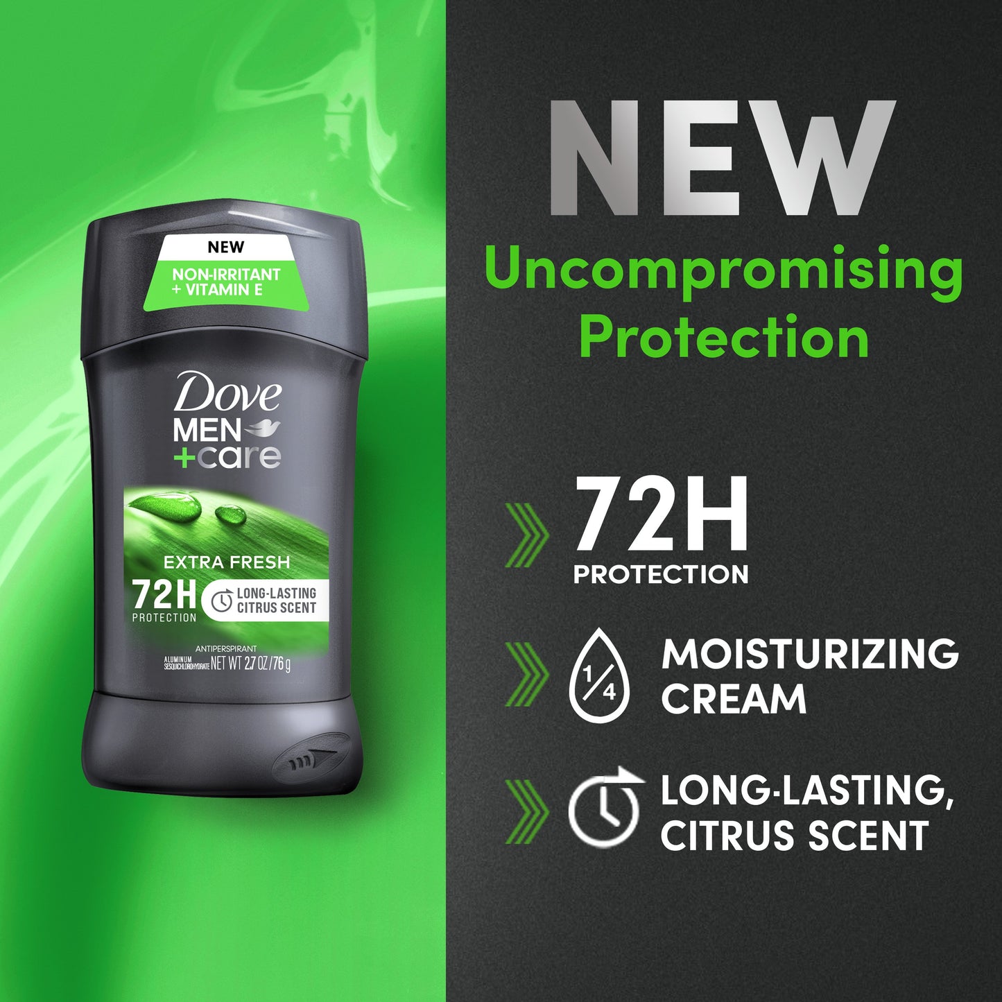 Dove Men+Care Antiperspirant Solid Deodorant - Extra Fresh, 2pk