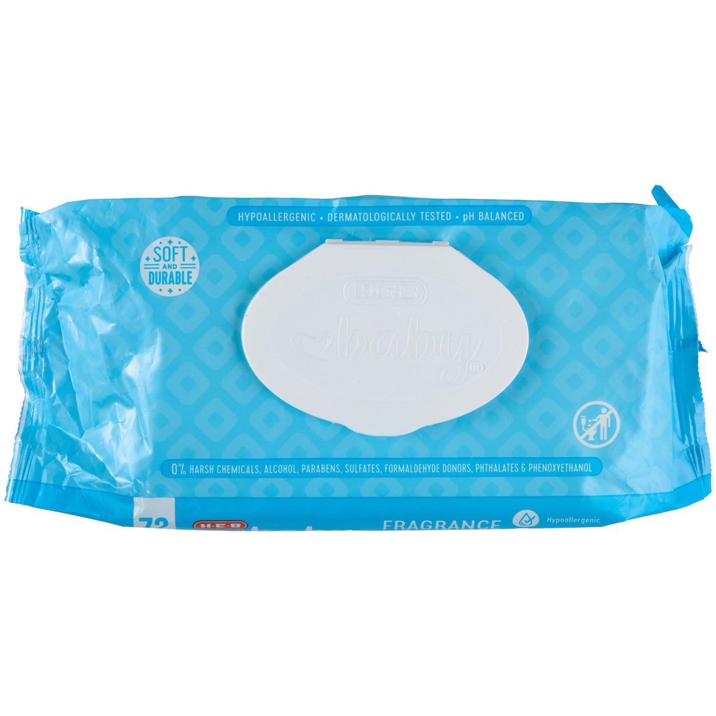 H-E-B Baby Wipes - Fragrance Free