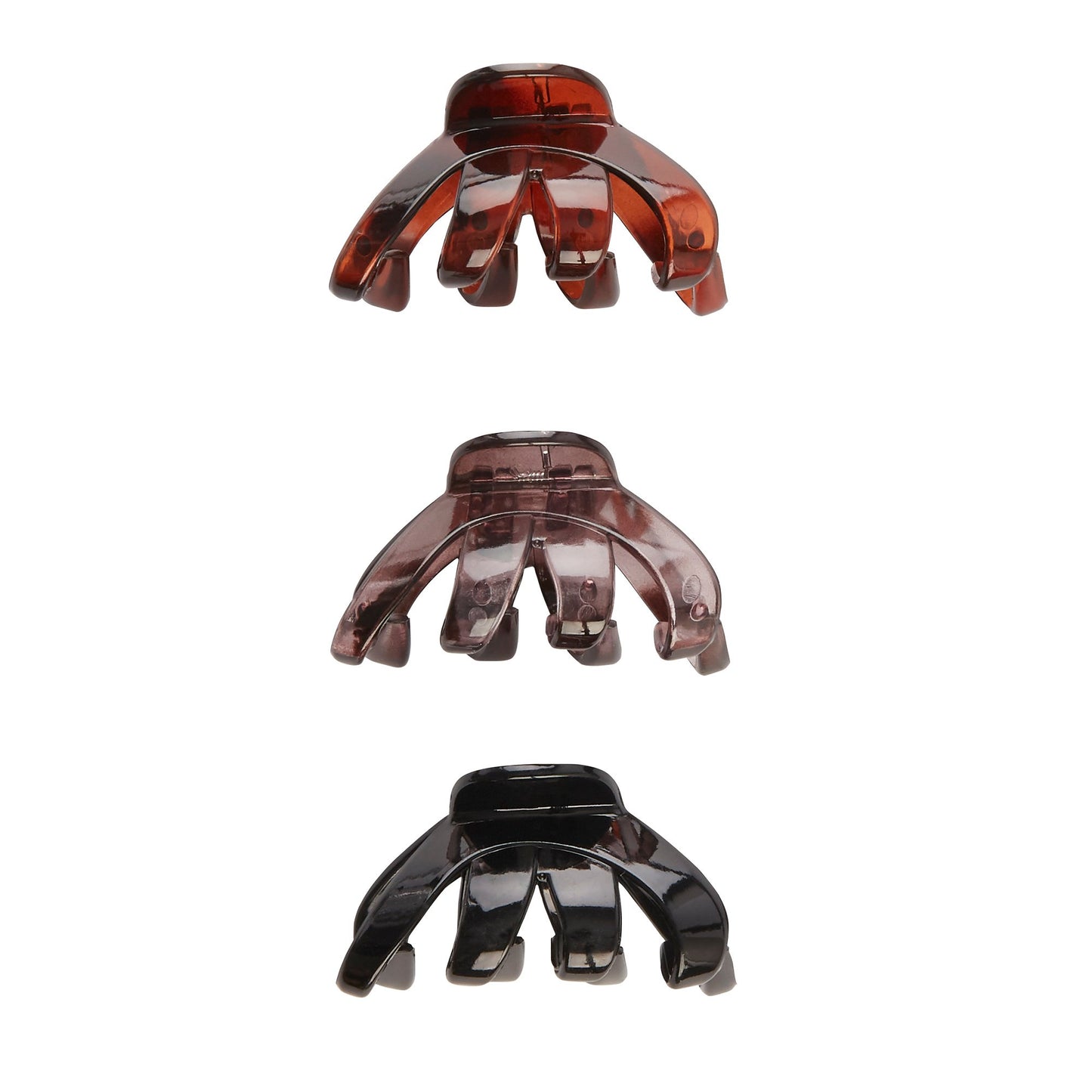 Scunci Effortless Beauty Medium Jaw Clips Shell