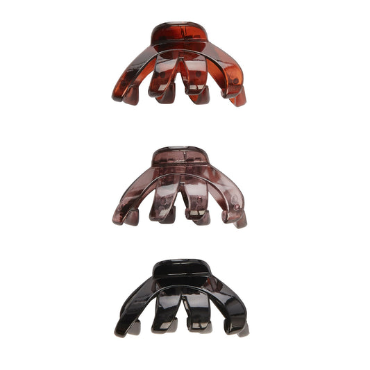 Scunci Effortless Beauty Medium Jaw Clips Shell