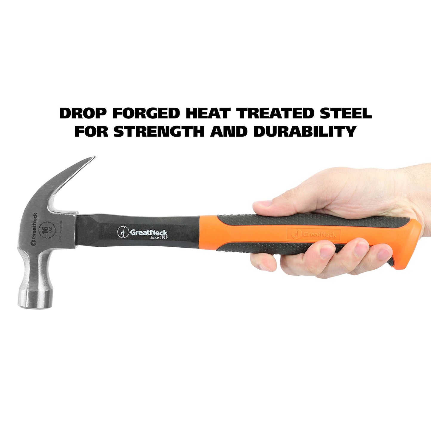Great Neck Fiberglass Curved Claw Hammer