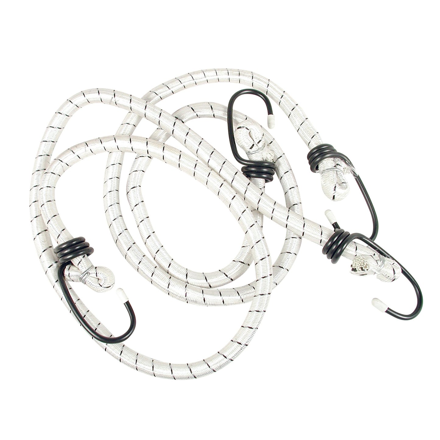 Tool Choice Stretch Cord Set with Hooks - White