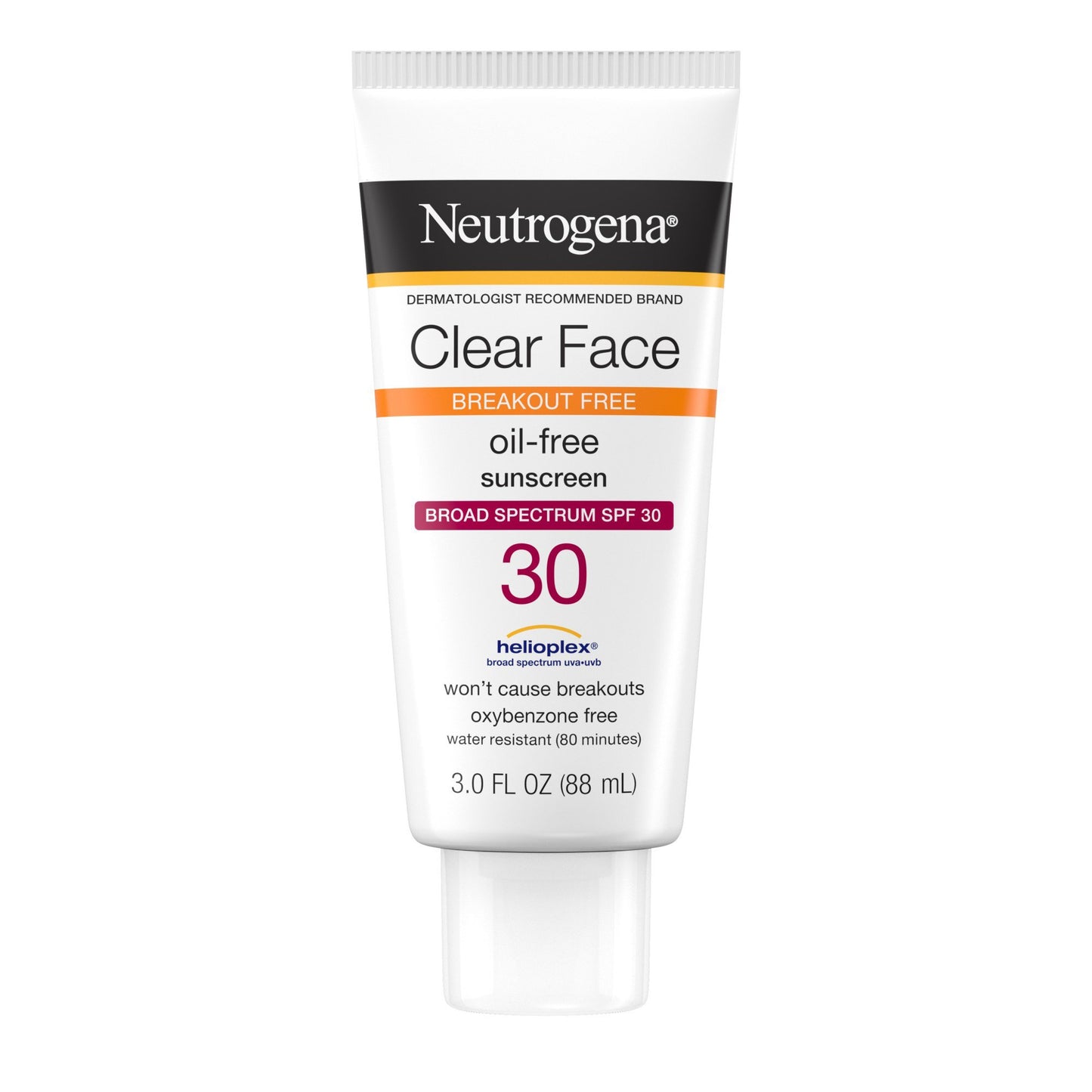 Neutrogena Clear Face Oil-Free Sunscreen SPF 30