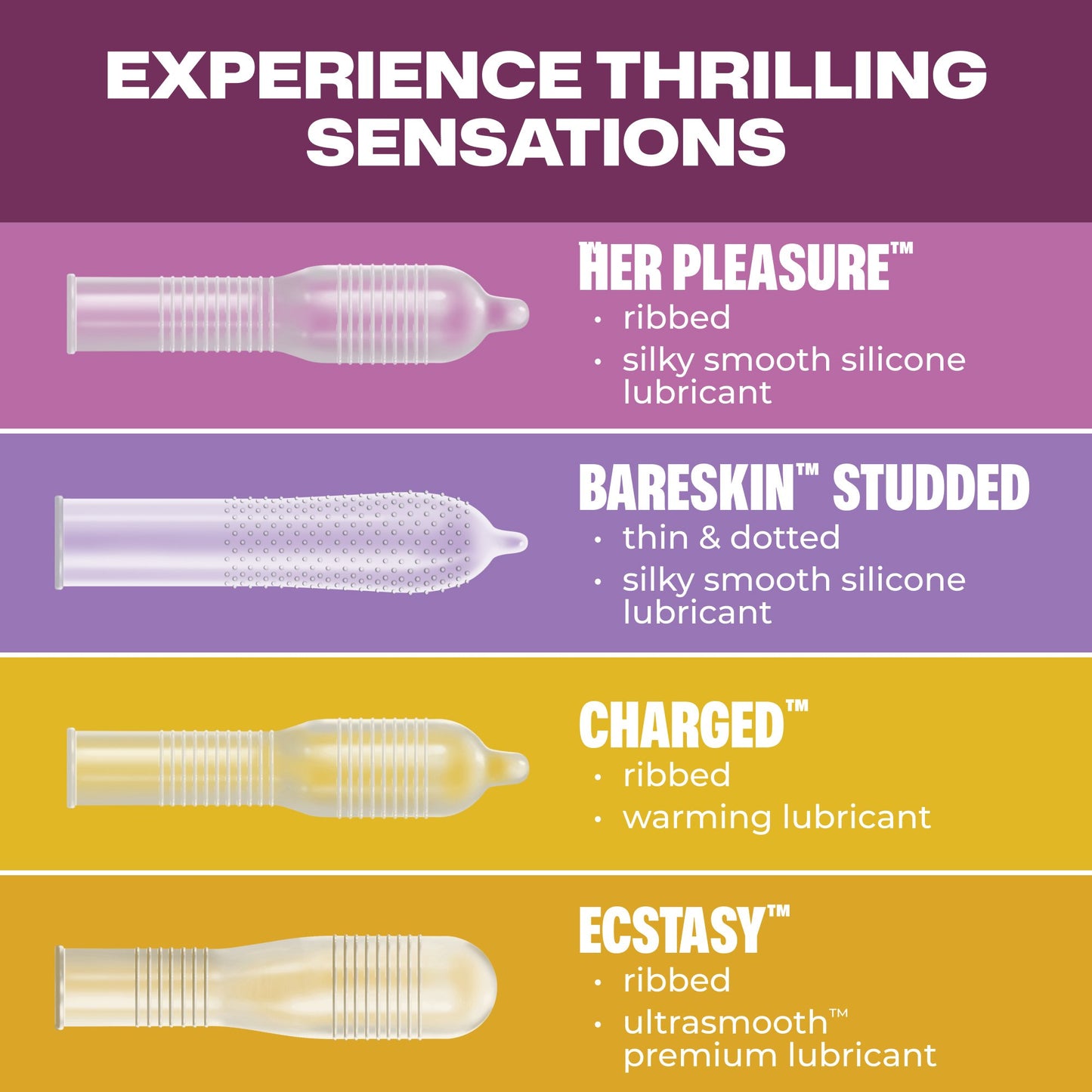 Trojan Trojan Pleasure Pack Condoms