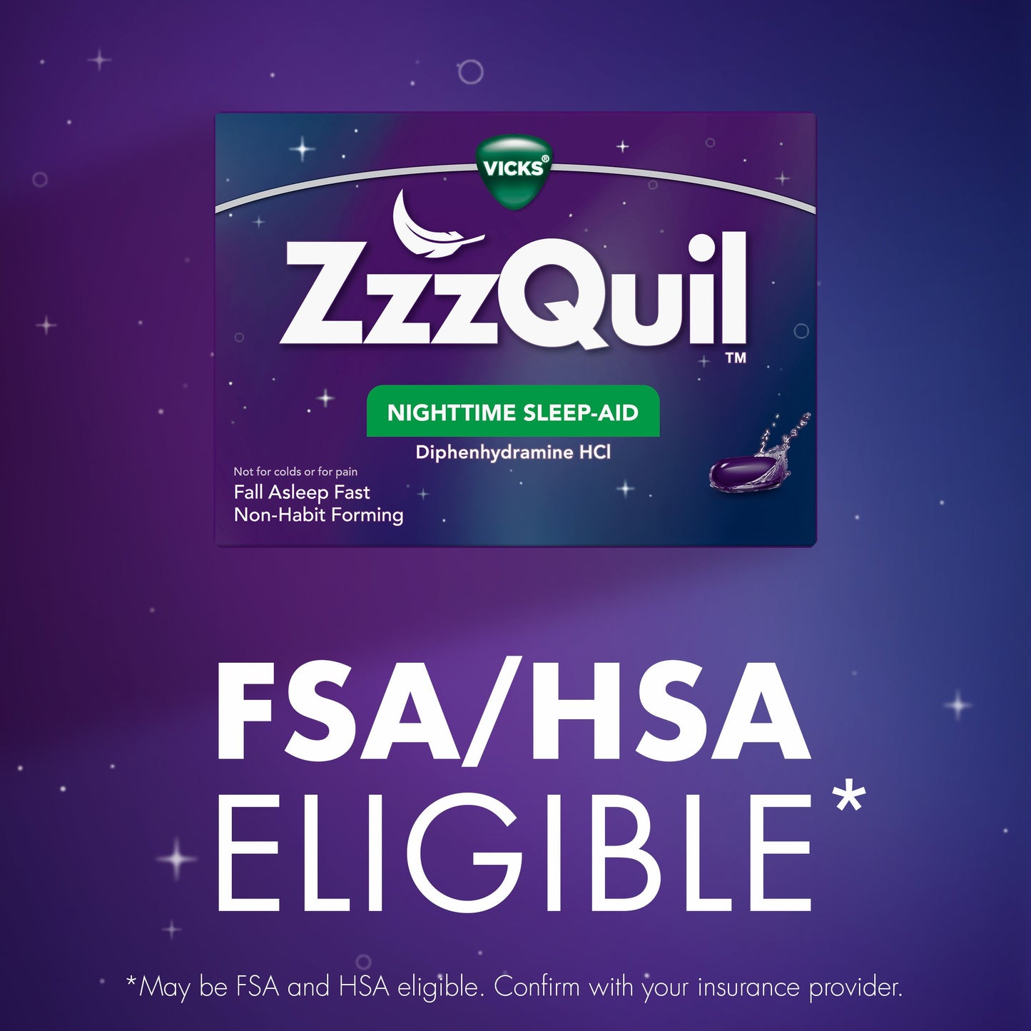 Vicks ZzzQuil Liquicap Nighttime Sleep Aid