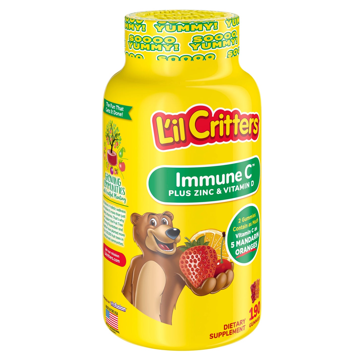 L'il Critters Immune C Plus Zinc & Vitamin D Gummies
