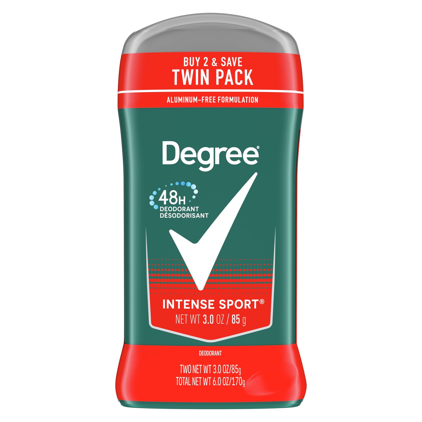 Degree Men 48 Hr Deodorant - Intense Sport, 3 oz