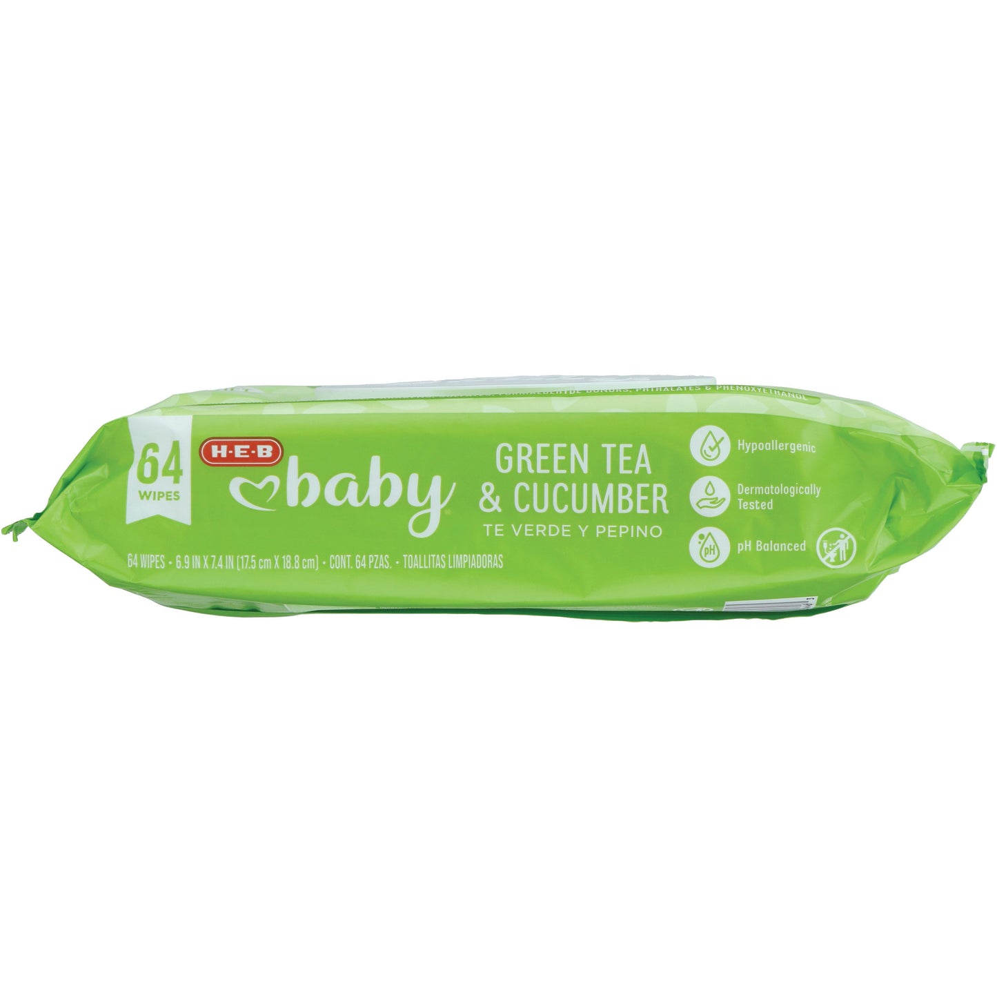 H-E-B Baby Wipes - Green Tea & Cucumber