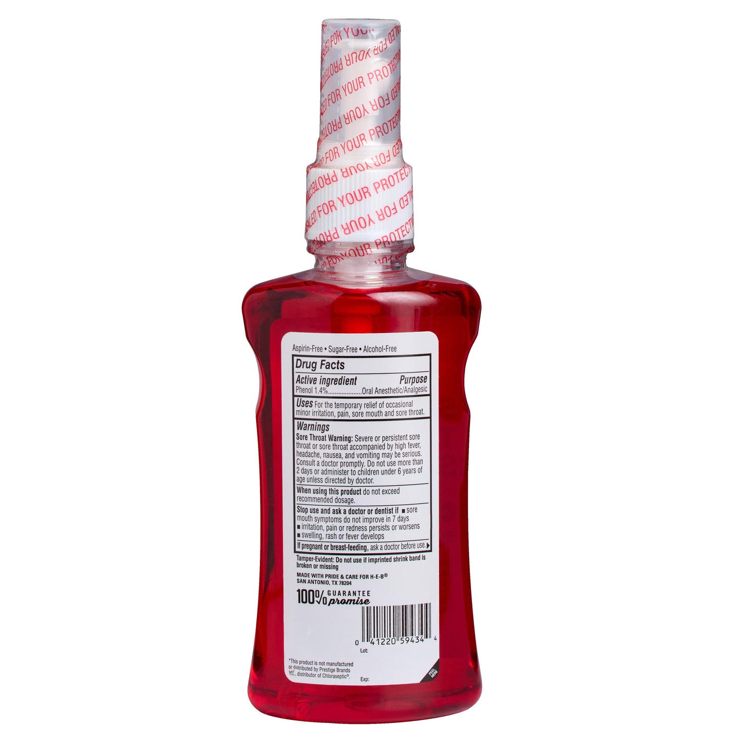H-E-B Sore Throat Spray – Cherry