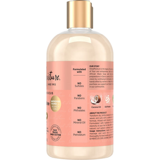SheaMoisture Curl and Shine Shampoo - Coconut and Hibiscus