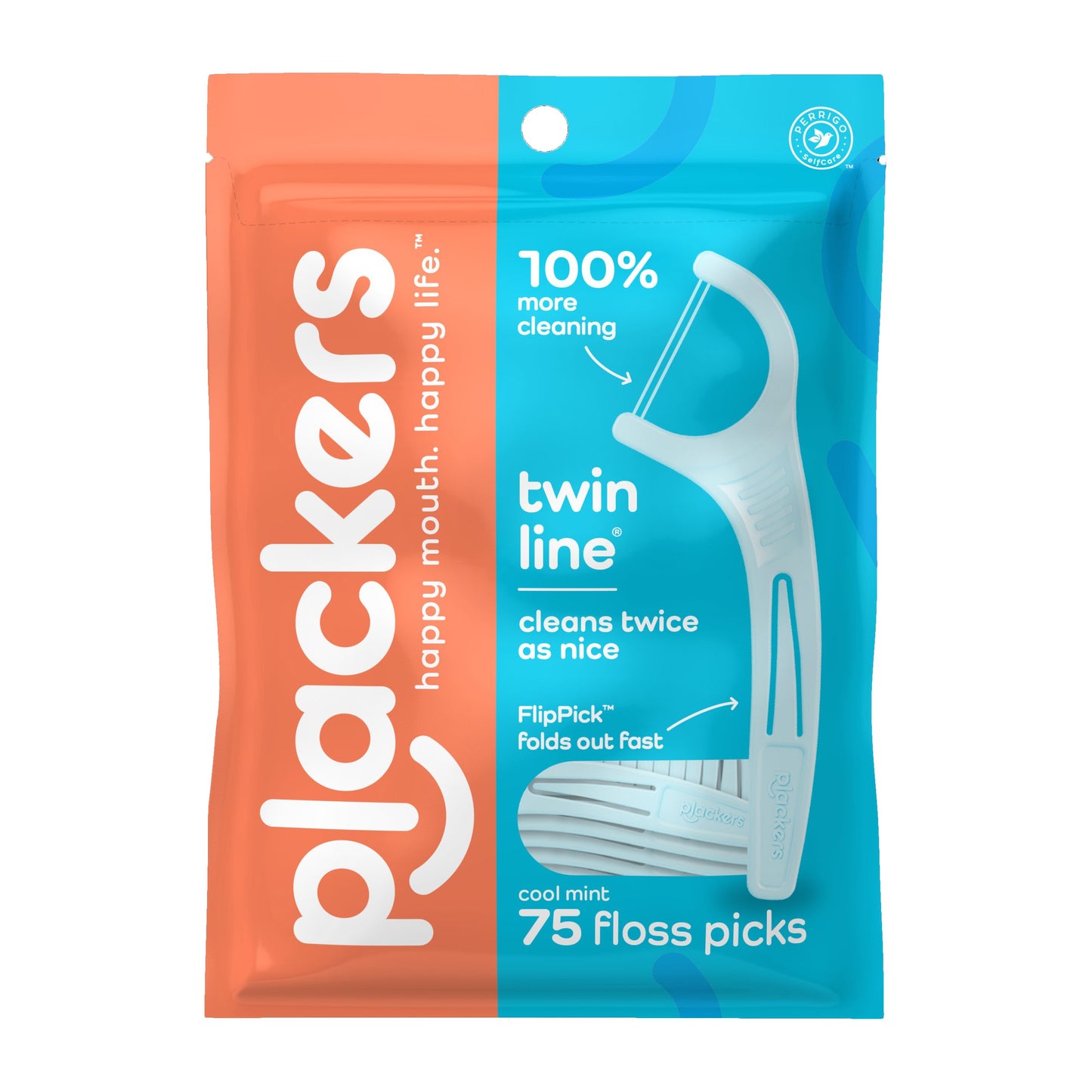 Plackers Twin Line Mint Flossers