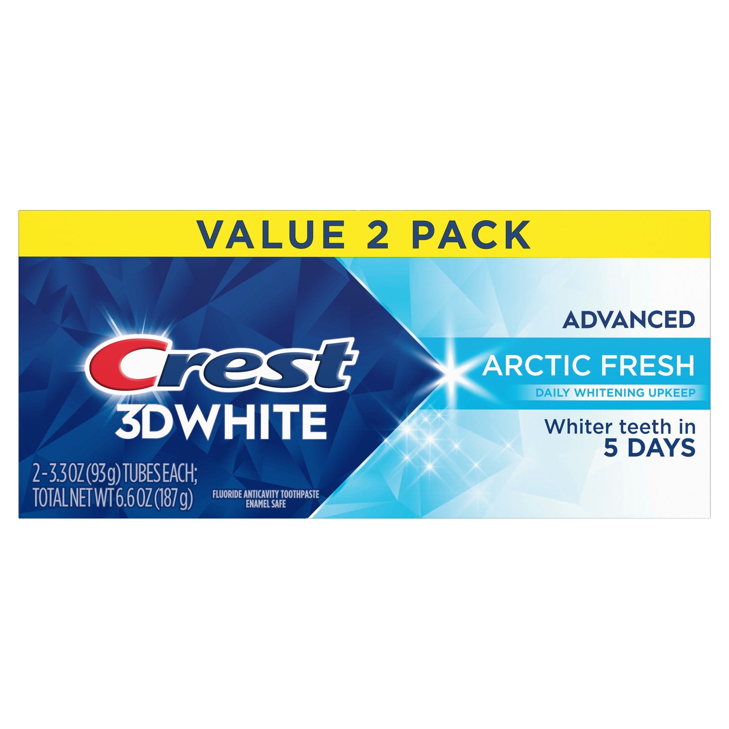 Crest 3DWhite Advanced Teeth Whitening Toothpaste - Arctic Fresh