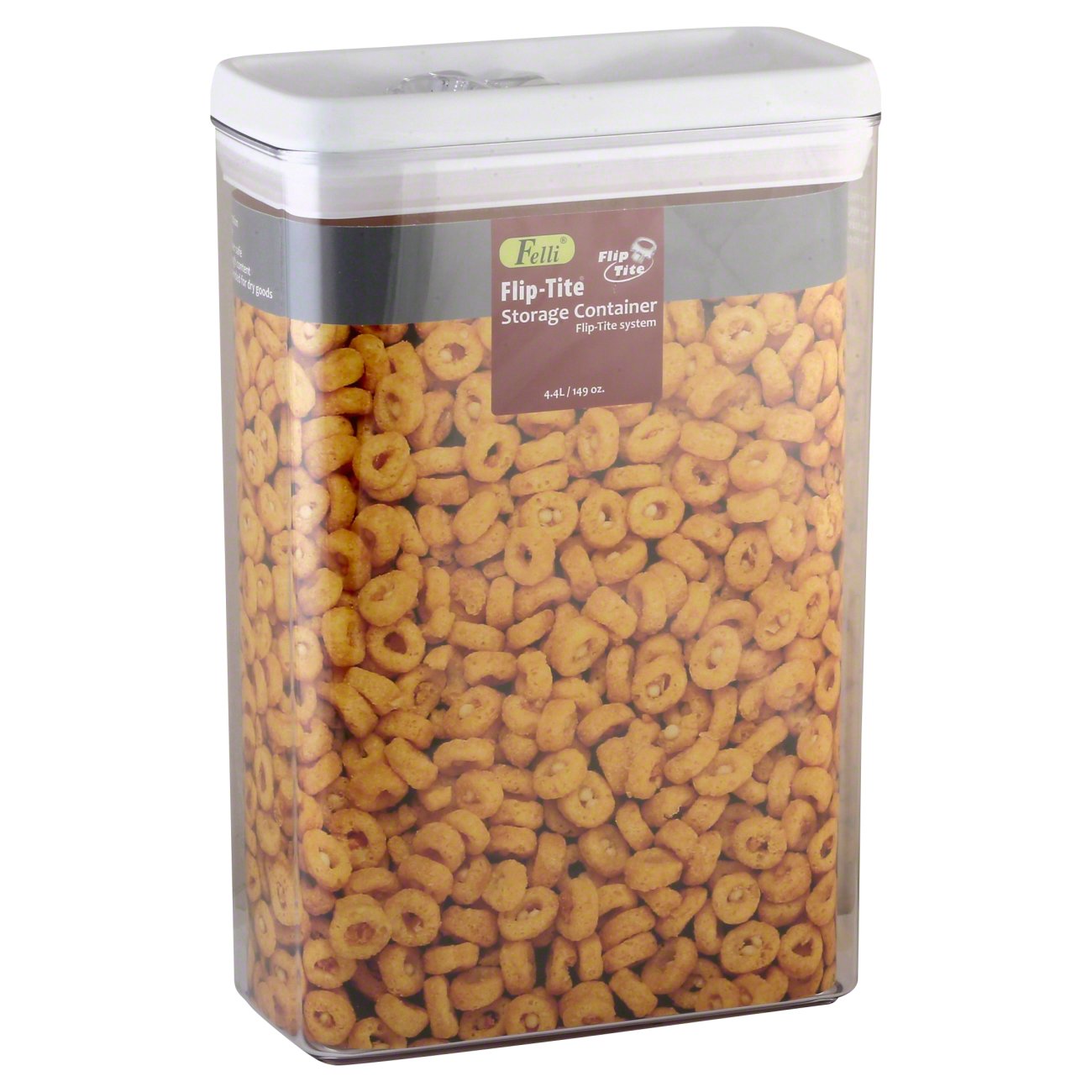 Felli Flip-Tite Acrylic Cereal Canister