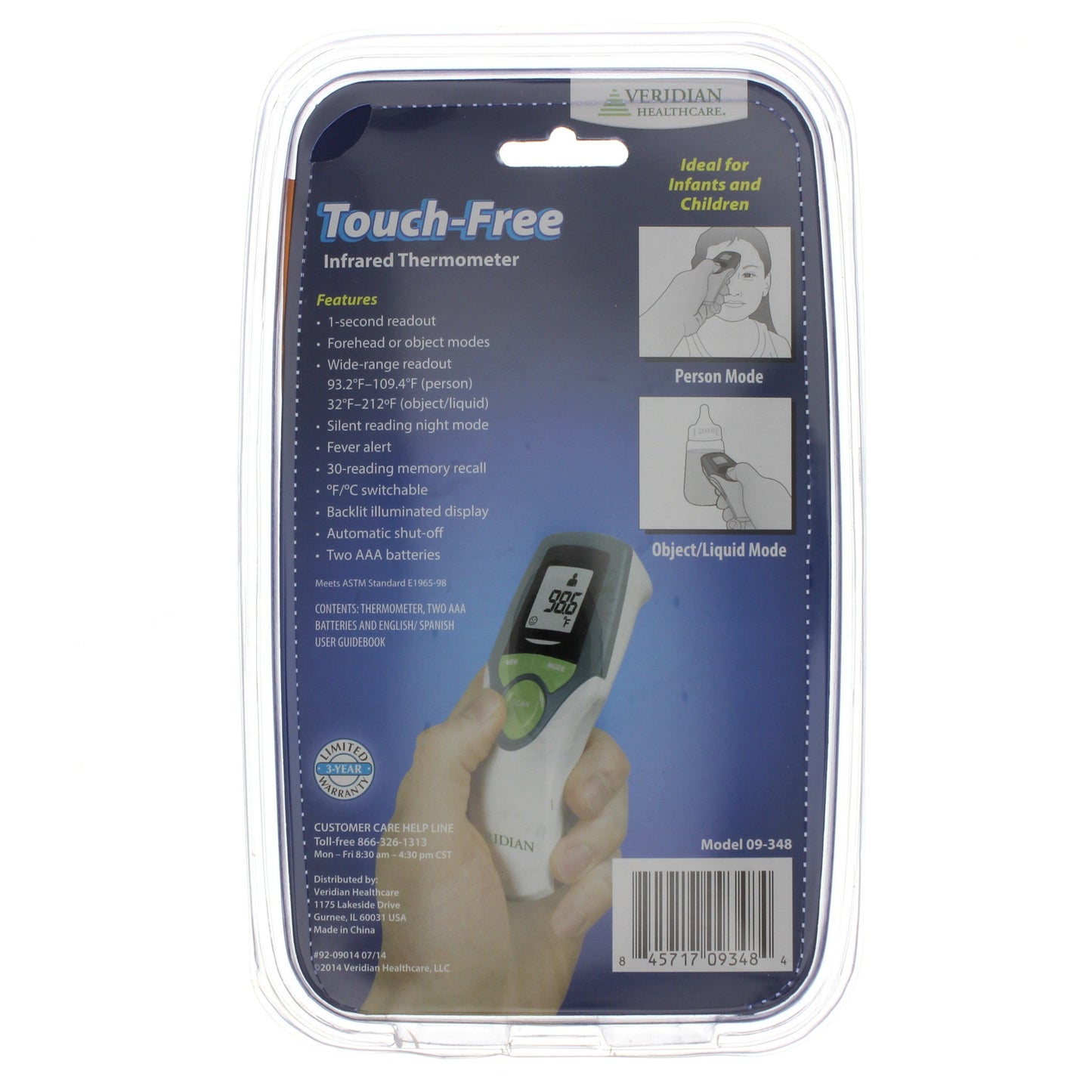Veridian Healthcare Touch Free Thermometer
