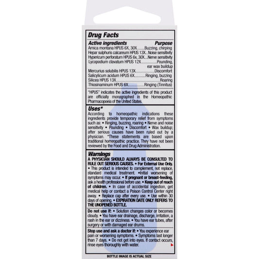 The Relief Products Ring Relief Ear Drops For Tinnitus