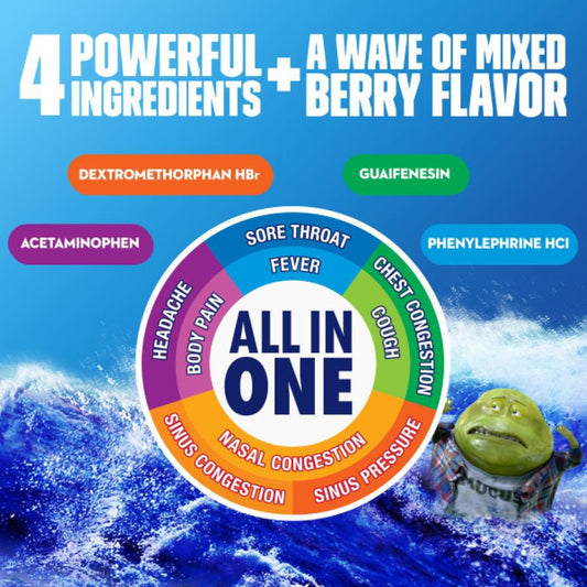 Mucinex Fast-Max Cold & Flu Maximum Strength Liquid