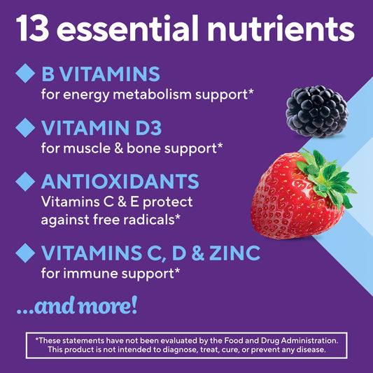 Vitafusion Men's Complete MultiViitamin Gummy Vitamins - Ass't Fruit Flavors
