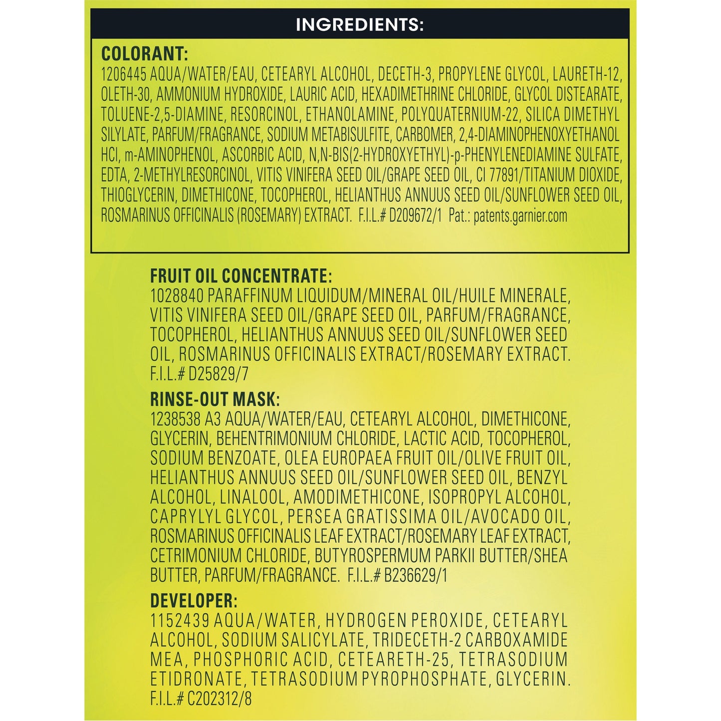 Garnier Nutrisse Ultra Color Nourishing Bold Permanent Hair Color Creme BL11 Jet Blue Black