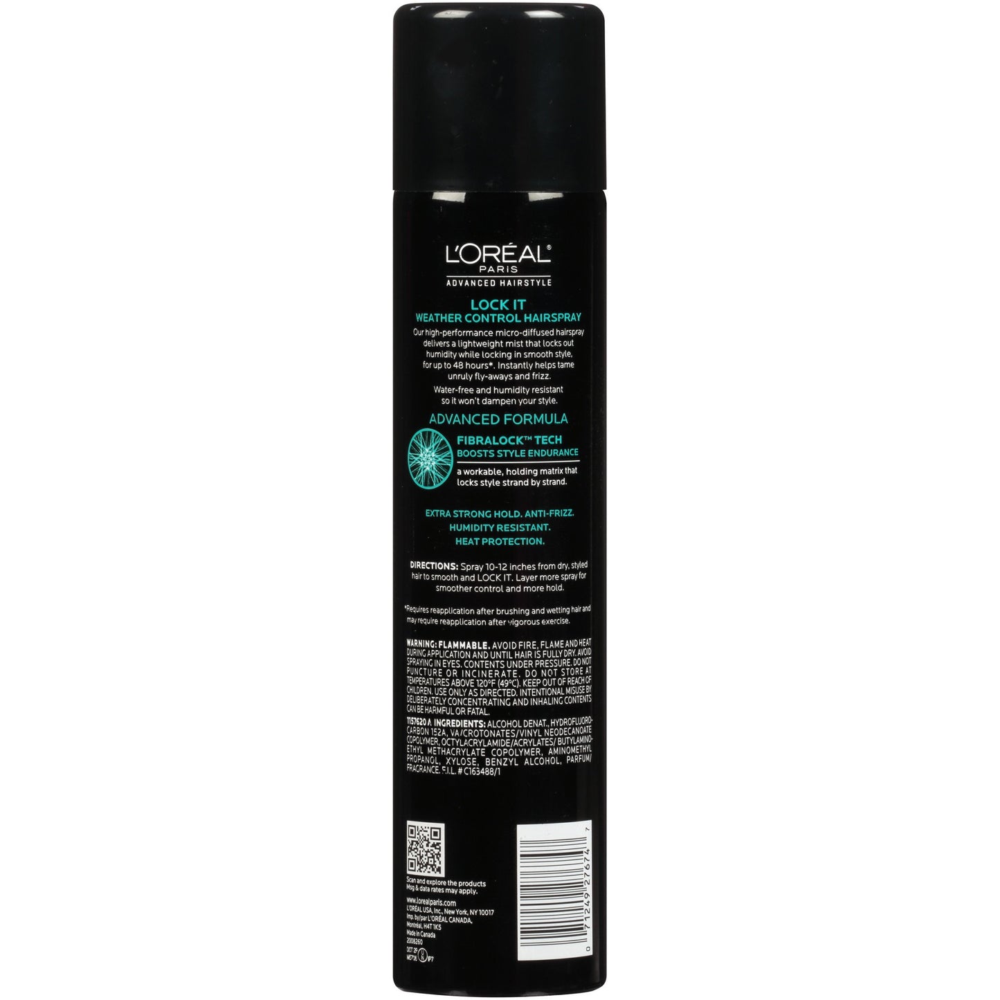 L'Oréal Paris Advanced Hairstyle LOCK IT Weather Control Hair Spray