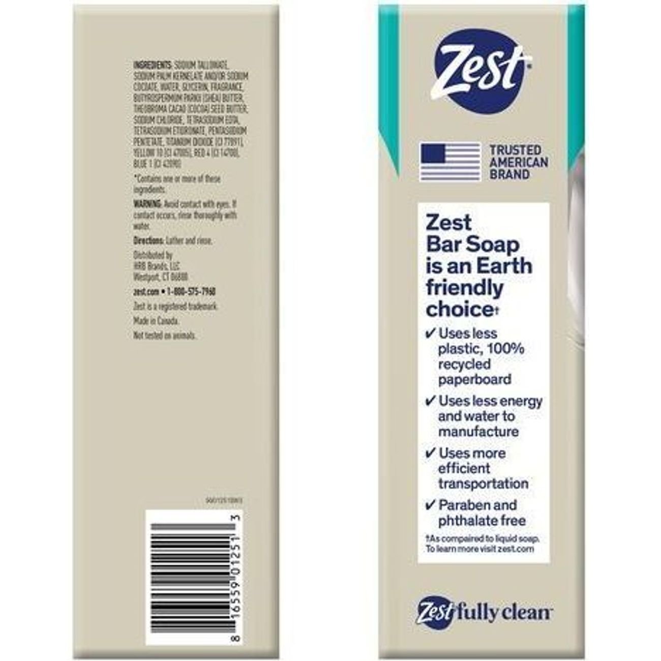 Zest Cocoa Butter Bath Bars