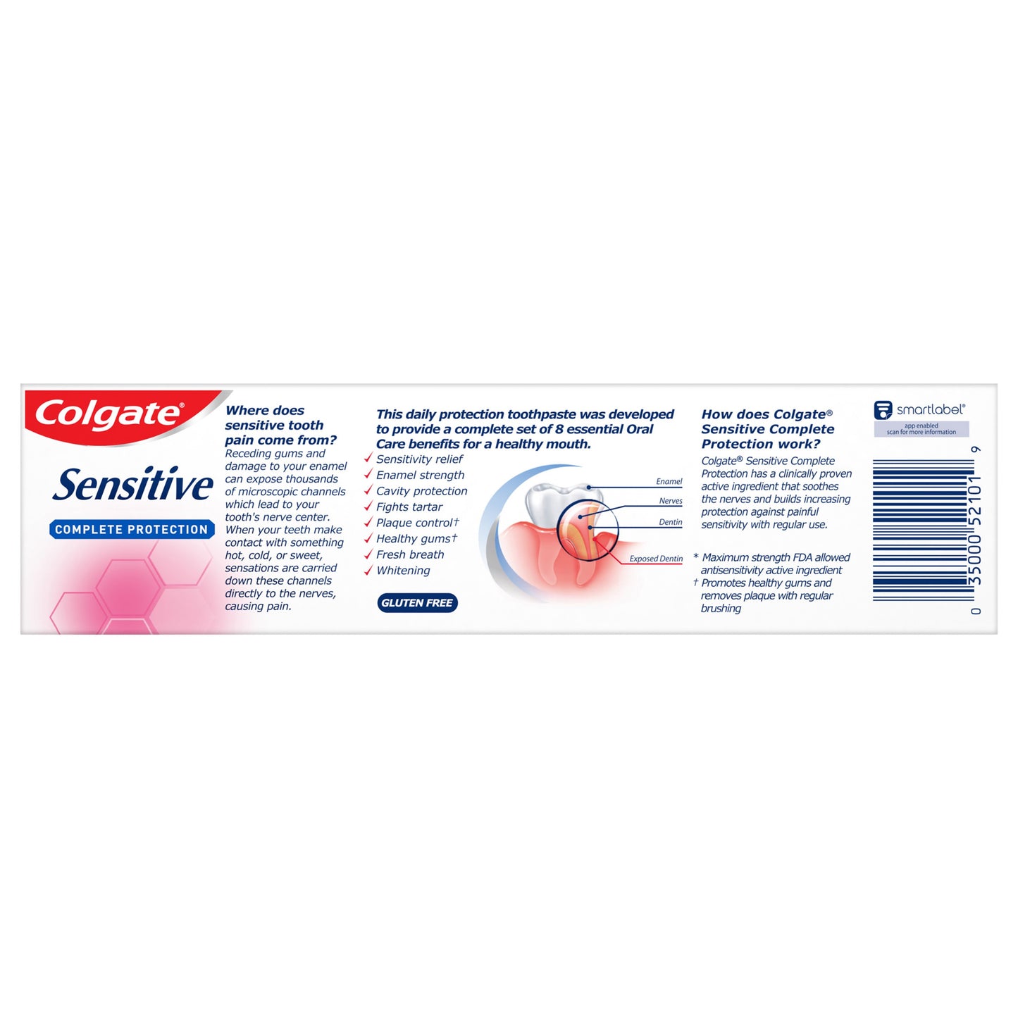 Colgate Sensitive Complete Protection Anticavity Toothpaste - Mint Clean