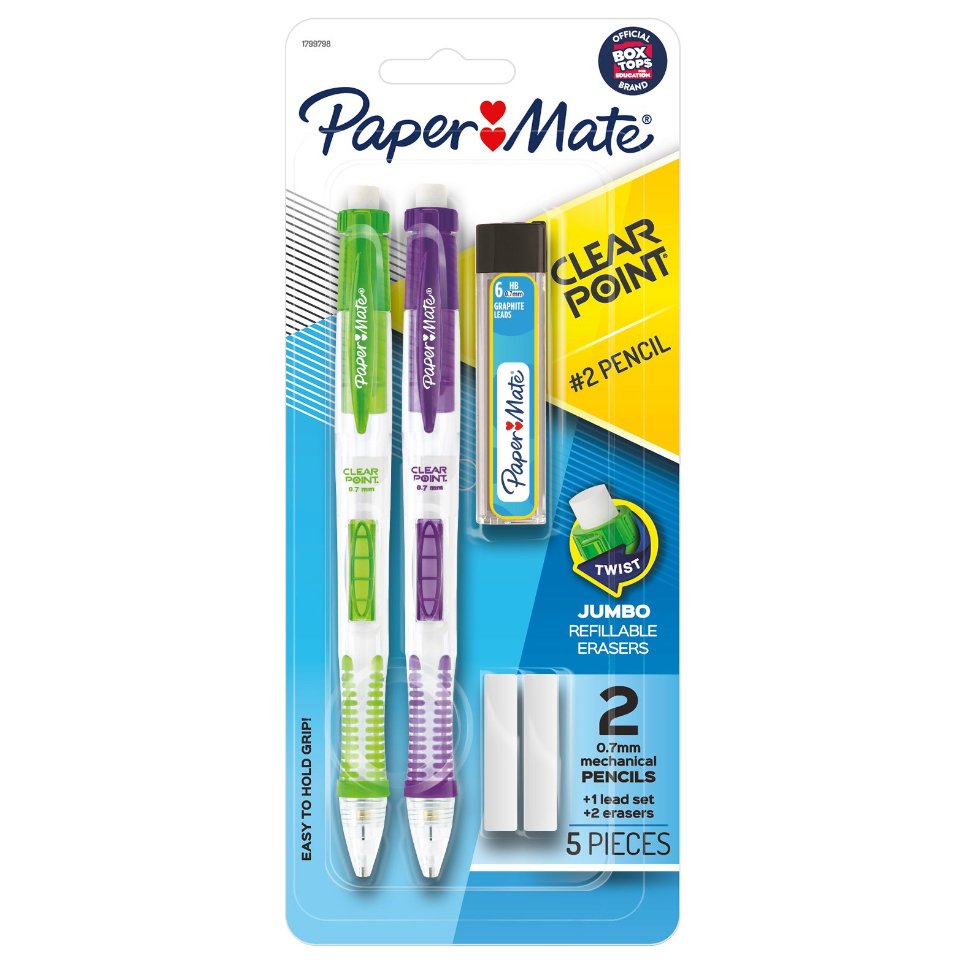 Paper Mate ClearPoint 0.7mm Mechanical Pencil Starter Set - Assorted