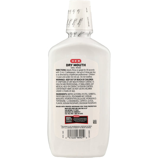 H-E-B Dry Mouth Oral Rinse - Mint