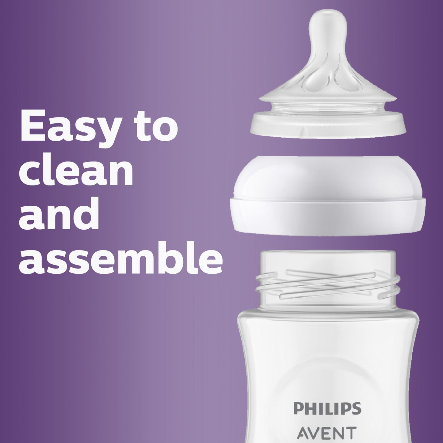 Avent Natural Nipple Medium Flow 3M+
