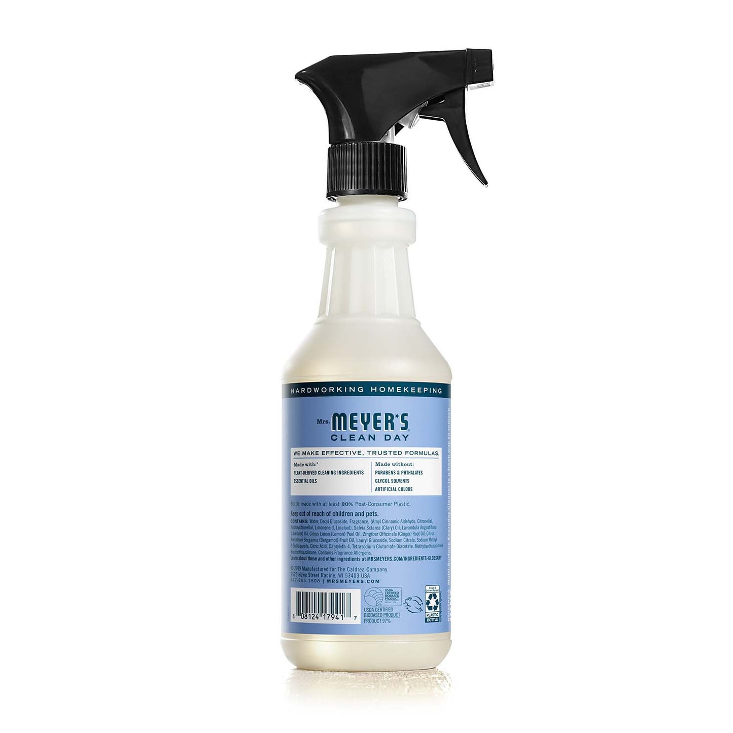 Mrs. Meyer's Clean Day Bluebell Scent Multi-Surface Everyday Cleaner Spray