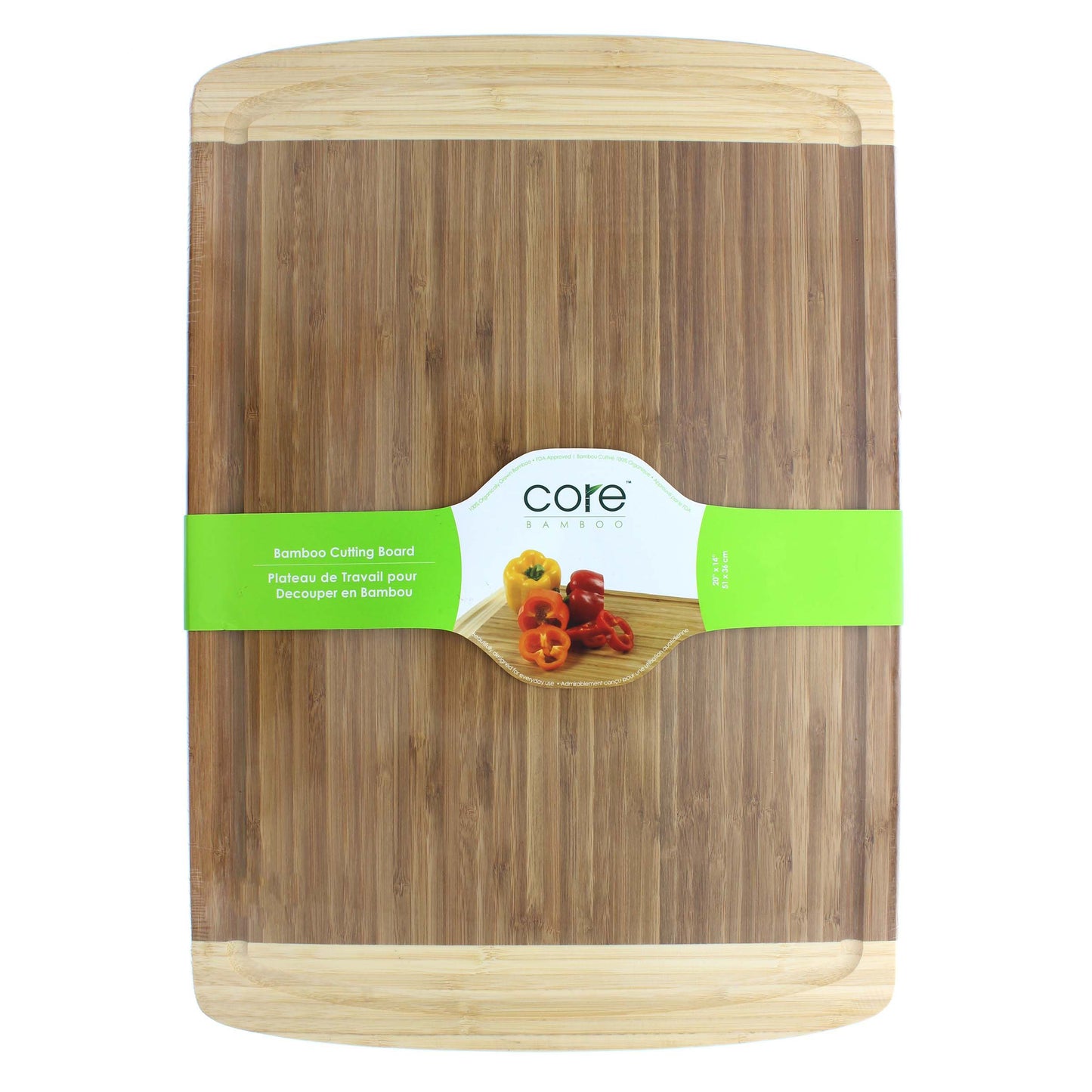 Core Bamboo Peony Cutting Board