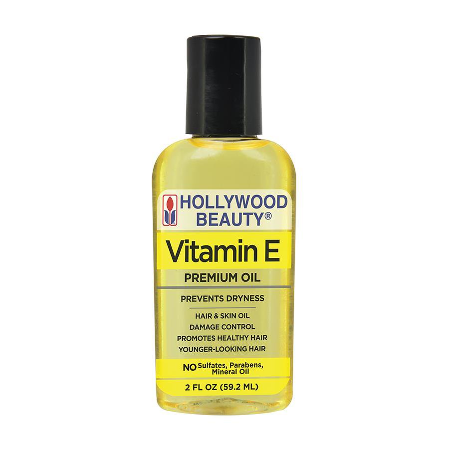 HOLLYWOOD BEAUTY Premium Hair & Skin Vitamin E Oil