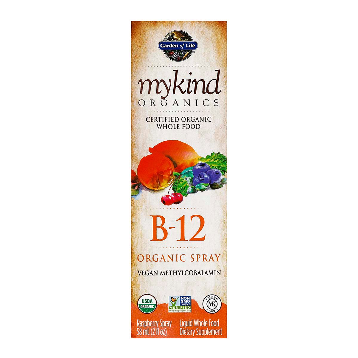 Garden of Life mykind Organics B-12 Spray