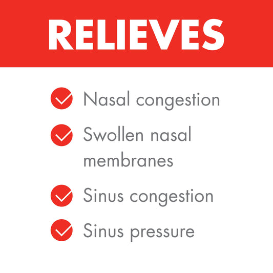 4Way Fast Acting Nasal Spray for Sinus Congestion Relief