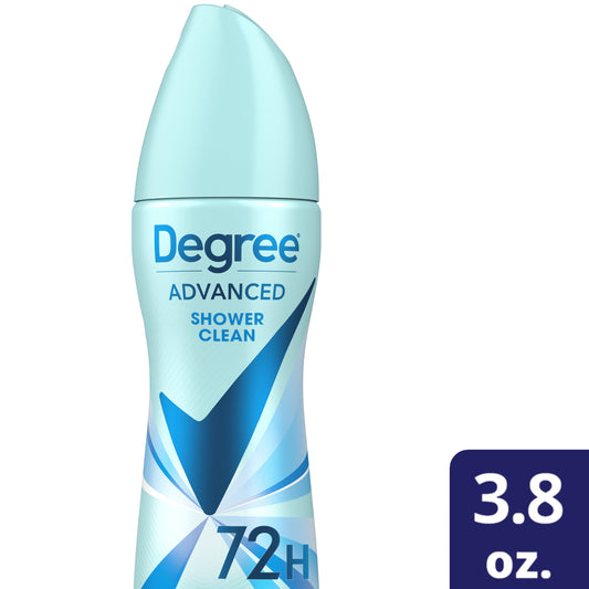 Degree 72 Hr Advanced Antiperspirant Deodorant Dry Spray - Shower Clean