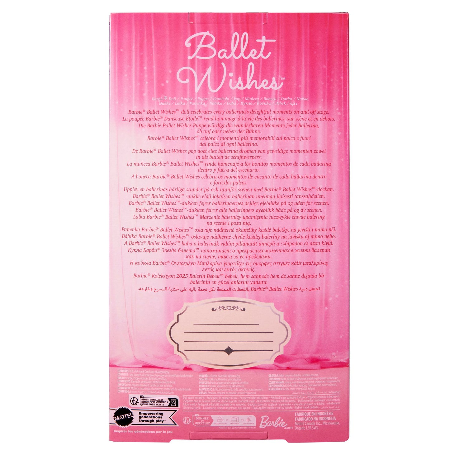 Barbie Signature Ballet Wishes Doll