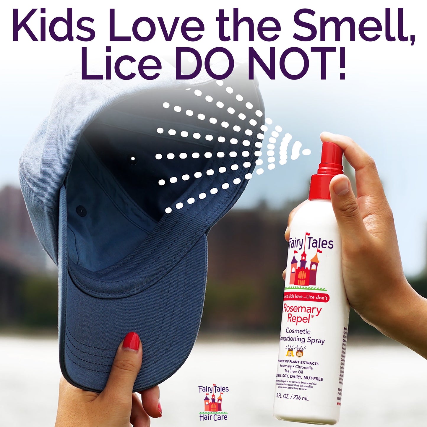 Fairy Tales Hair Care Kids Rosemary Repel Lice Prevention Conditioning Spray