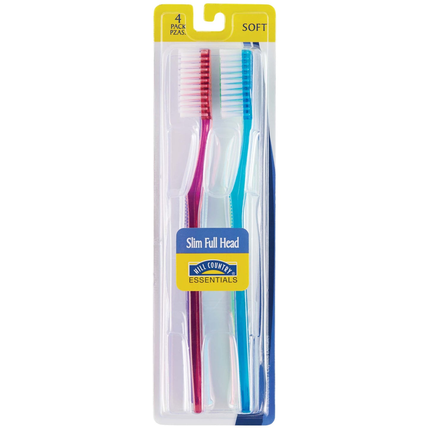Hill Country Essentials Slim Full Head Toothbrushes - Soft