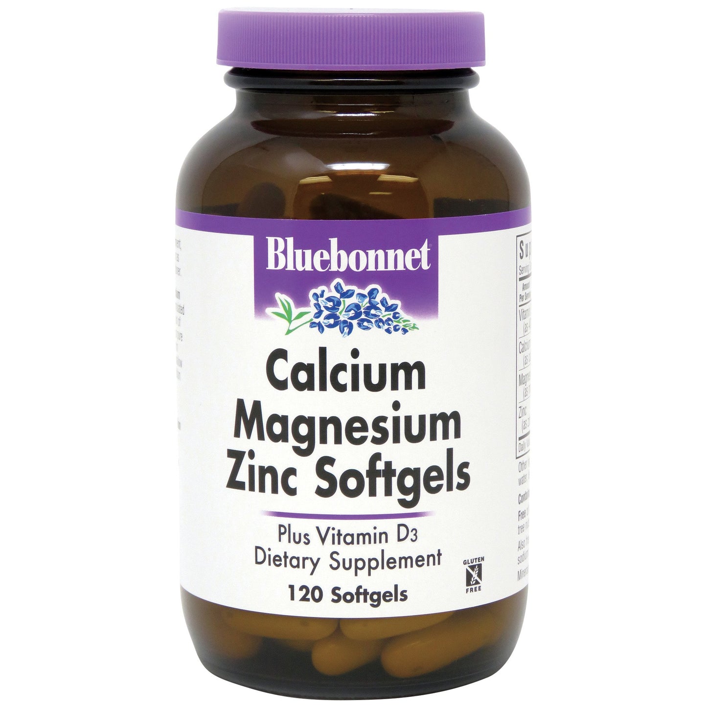 Bluebonnet Calcium Magnesium Zinc Softgels