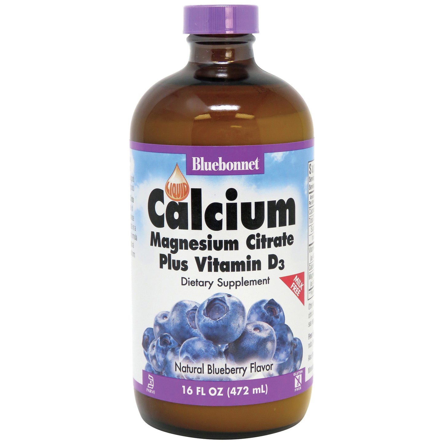 Bluebonnet Liquid Calcium Magnesium Citrate Plus Vitamin D3
