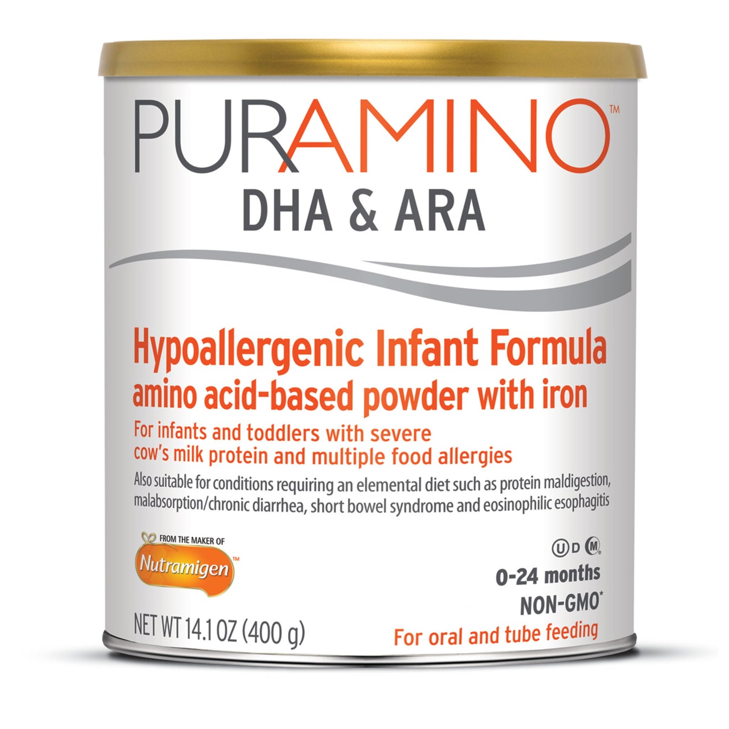 Puramino DHA & ARA Hypoallergenic Powder Infant Formula with Iron