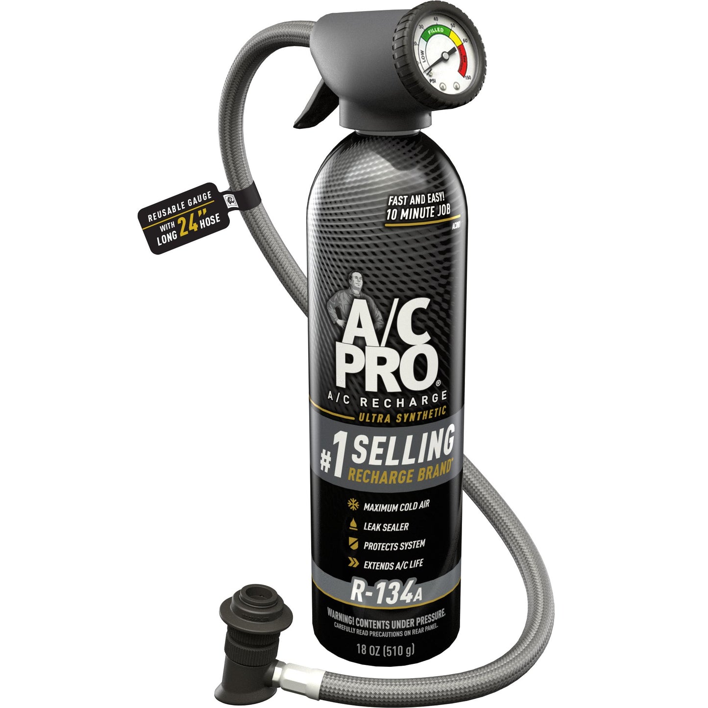 A/C Pro Ultra Synthetic A/C Recharge R-134a Kit