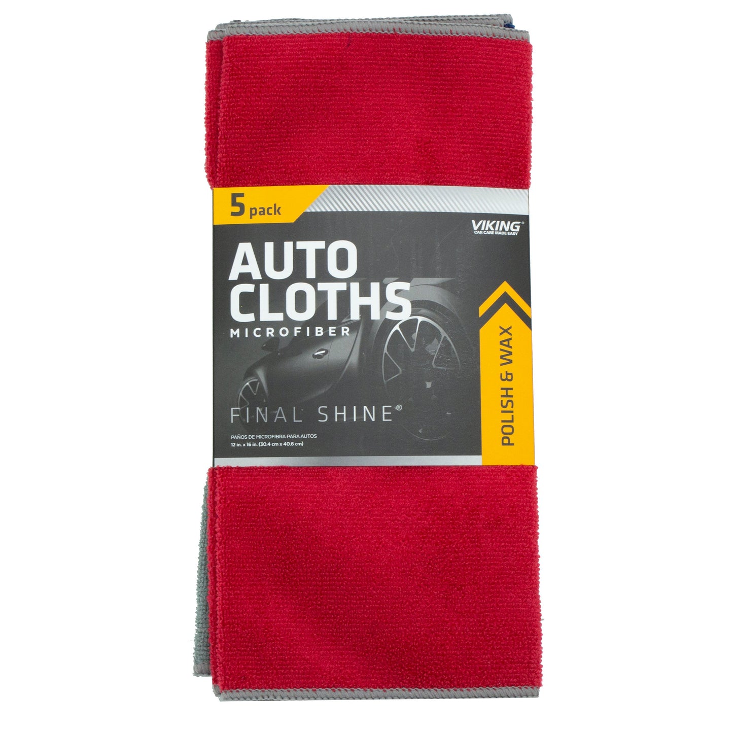 Viking Final Shine Microfiber Polish & Wax Auto Cloths