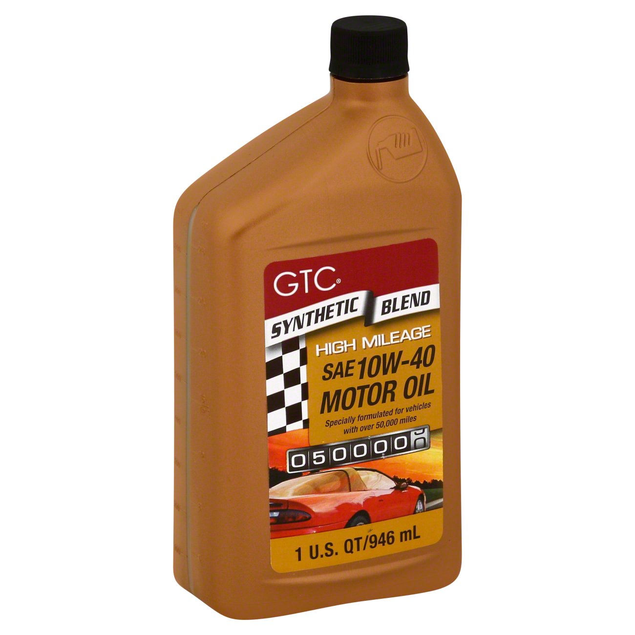 GTC Synthetic Blend High Mileage SAE 10W-40 Motor Oil