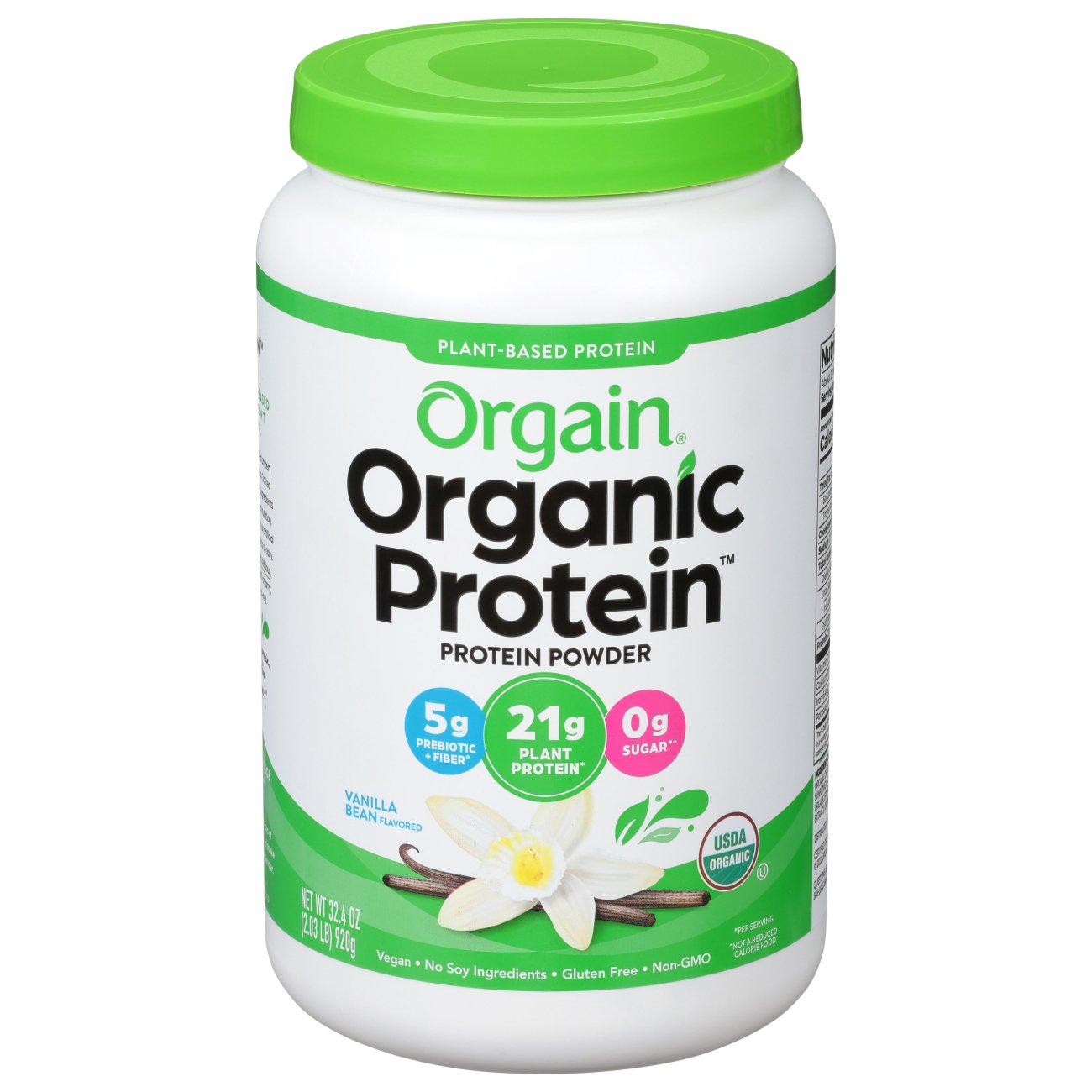 Orgain Organic 21g Protein Powder - Vanilla Bean