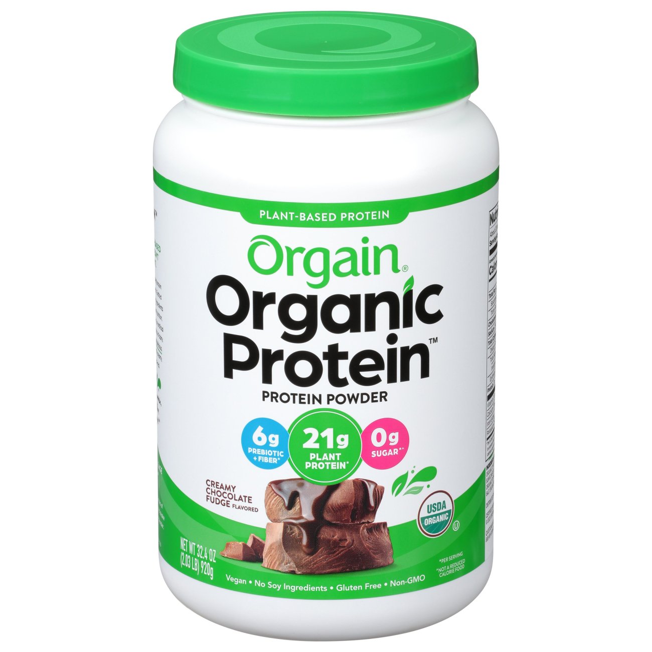 Orgain Organic 21g Protein Powder - Creamy Chocolate Fudge