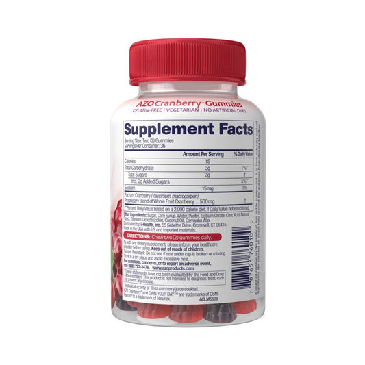 Azo Cranberry Gummies